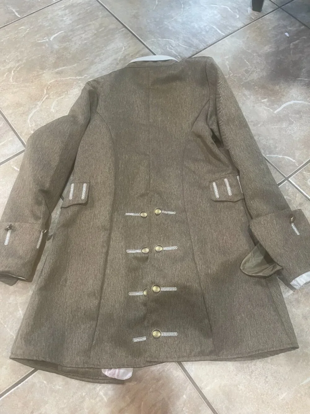 Disney Store Jack Sparrow Pirates Caribbean Costume Jacket 11/12